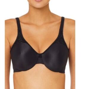 Bali Passion for Comfort Underwire Minimizer Bra Black